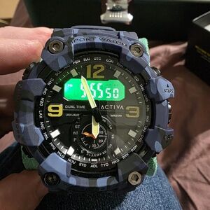 Invicta Blue and Black Sport Watch